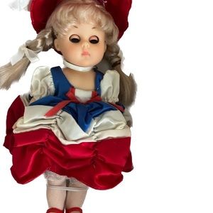 Vintage Ginny Vogue 8” doll….. Rare 1984 Fourth of July doll with box.